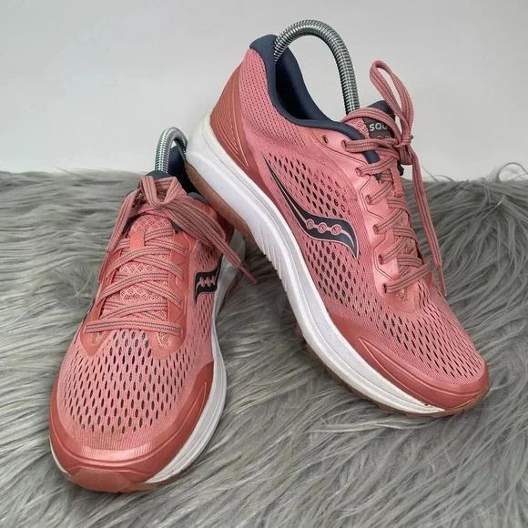 Saucony Clarion Womens Size 9 Shoes Pink Sneakers Running Athletic Trainers - Picture 7 of 10